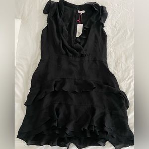 Parker Black Ruffle Dress